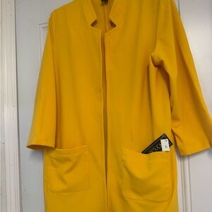 Vibrant Yellow Women's Jacket - New with Tags
